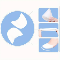 1Pair Gel Toe Caps Soft Ballet Pointe Dance Athlete Shoe Pads Toe Pads Pointe Silicone Gel Pouch Protector With Breathable.