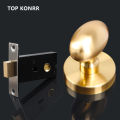 TOP KNORR Door Handle Invisible Door Lock Hidden Door Single Side Interior Hidden Goose Egg Shaped Door Lock Security Handle. 
