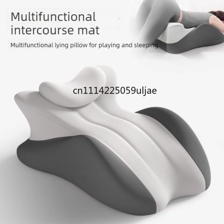 Multi-Positional Wedge Pillow Memory Foam Ergonomic Prone Pillow High-Density Memory Foam Removable Washable Breathable Fabric