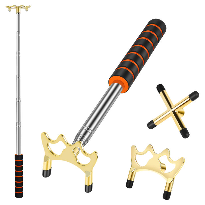 1 Set Retractable Billiard Bridge Stick Telescopic Billiards Pool Cue Bridge Stick with Replaceable Bridge Head Expandable Pool