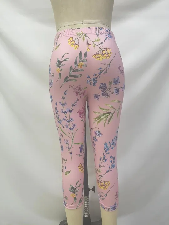 Summer%20leisure%20new%20digital%20printing%20slim%20cropped%20pants%20leggings%20ladies%20-%20Image%205