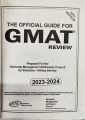 THE OFFICIAL GUIDE FOR GMAT
REVIEW BY ETS - 14th Edition. 