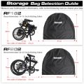 Rhinowalk Folding Bike Storage Bag Cover Portable Fits 20-Inch Or 16-Inch Folding Bike Light Bike Travel Carry Handbag. 