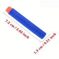 7.2cm 100pcs For Nerf Soft Bullets Darts Round Head Refill Sponge Darts Kids Children Toy Gun Bullets For NERF N-Strike Blasters. 