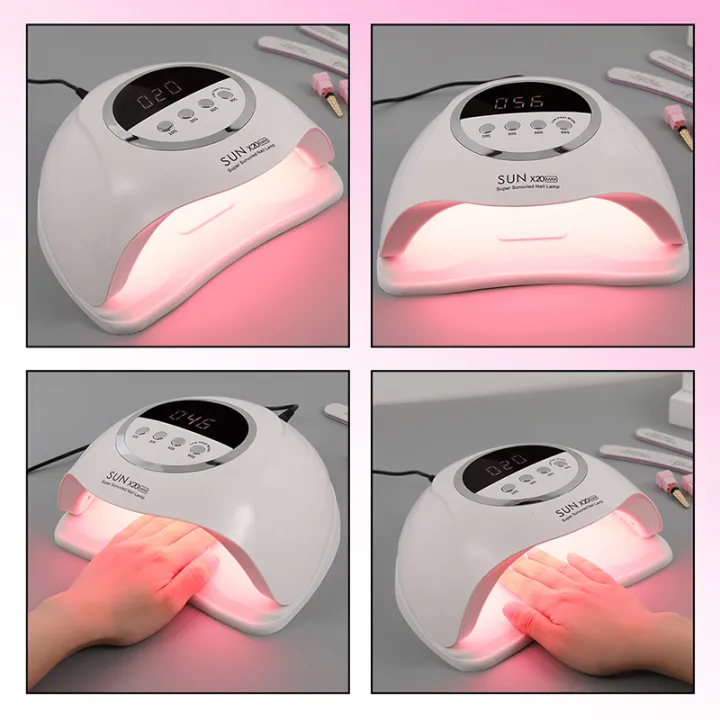330W%20SUN%20X20%20MAX%20UV%20LED%20Nail%20Lamp%20for%20Manicure%20Gel%20Polish%20Drying%20Machine%20with%20Large%20LCD%20Touch%20Professional%20Smart%20Nail%20Dryer%20Tool%20-%20Image%205