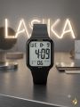 Lasika W-F157 Digital Sports Watch for Men & Boys - Waterproof Square Dial Rubber Strap LED Chronograph Wrist Watch. 
