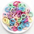 100/200PCS Women Girls Colorful Nylon Elastic Hair Bands Ponytail Hold Small Hair Tie Rubber Bands Scrunchie Hair Accessories. 