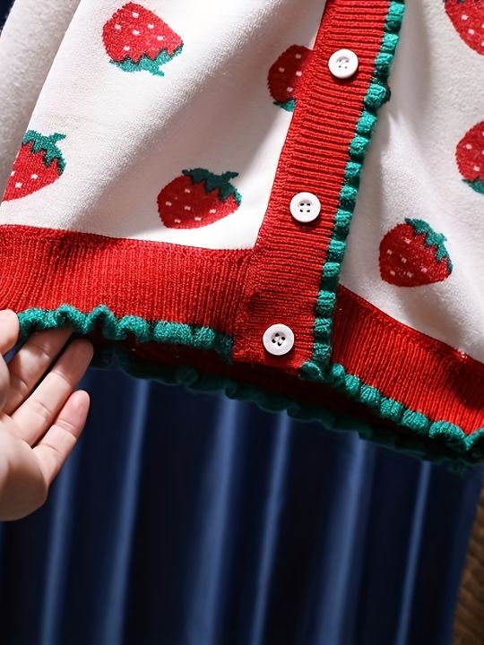 Girls'%20Sweater%20Cardigan%20New%20Spring%20and%20Autumn%20Style%20Children's%20Knitwear%20Baby%20Stylish%20Knit%20Sweater%20Casual%20Jacket%20-%20Image%204
