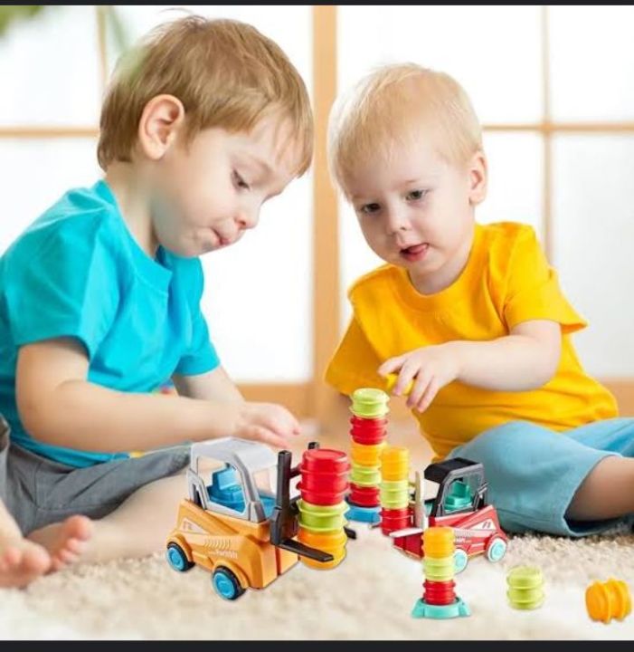 ENGINEER FORKLIFT - Forklift for Kids, - Forklift Transport Sorting Game - Educational Learning Activities for Kids Boys and Girls Ages 3+, Hand-Eye Coordination and Cognitive Development