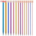 2 Pcs Color Straight Single Needle Knitting Needle 13.8 Lnches Long Handmade Knitted Sweater Gift Knitting Needle 2.0mm-10.0mm. 