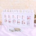 My First Year Baby Photos Frame for 1 to 12 Months for Newborn. 