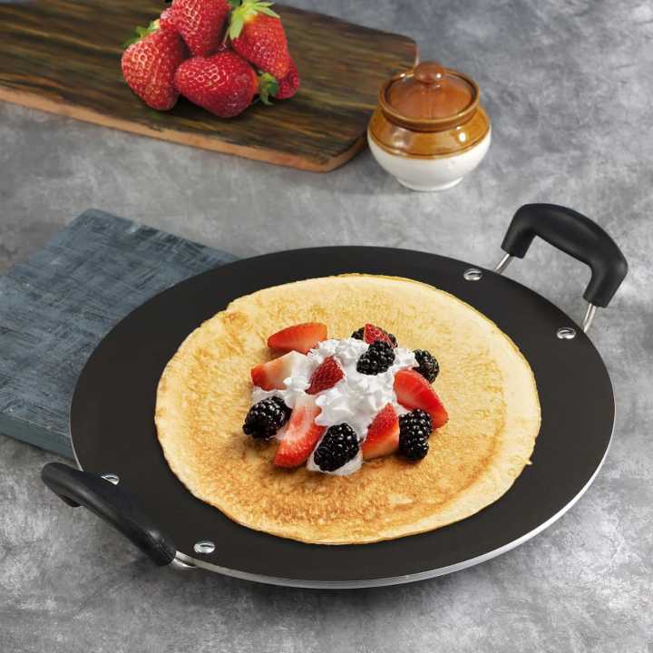 Heavy Nonstick Paper Roast Tawa with Handle – Large 32cm, Authentic ...