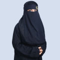 Stylish Embroidered Single Layer Niqab | Shahazadi Niqab | Trendy, Comfortable, Easy-to-Wear Design for Women. 