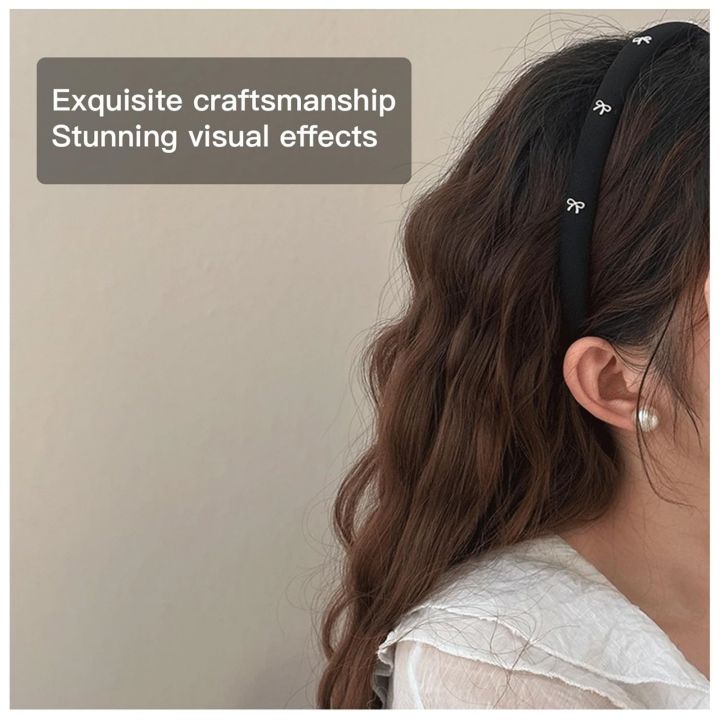 1PC%20Generic%20Women's%20Headband%20Set,%203%20Pieces,%20White,%20Pink,%20Black,%20with%20Bow%20Accents%20-%20Image%204