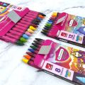 Master Art wax crayon 8 colors, 12 colors medium/12 colors jumbo size. 