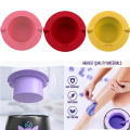 Wax Warmer Thickening Heat-resistant Silicone Bowls Hair Removal Wax Replacement Pot Bowls Hair Removal Reusable Waxing Pot Bowl staloofy hair.