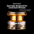 DEUKIO Mini 800 1000 Series Reel Smooth Bearing 4.8:1 Fishing Reel Drag System 5Kg Max Power Spinning Reel Fishing Coil. 