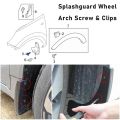 20 Pairs Auto Fender Clips Screws, Plastic Retainer Set for Mudguard Splash Shield Inner Liner Engine Under Cover Replacement. 