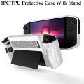 TPU Protective Case for Lenovo Legion Go Soft Full Body Skin with Kickstand Screen Protector Tempered Film Set for Legion Go. 