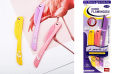 Pack of 3 Feather Flamingo Facial Razor for Face Eyebrows & Body shaving Facial Touch-up Razor. 