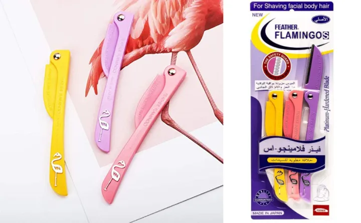 Pack%20of%203%20Feather%20Flamingo%20Facial%20Razor%20for%20Face%20Eyebrows%20&%20Body%20shaving%20Facial%20Touch-up%20Razor%20-%20Image%205
