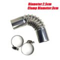 15cm 60cm 120cm 200cm 300cm Air Diesel Parking Heater Stainless Steel Exhaust Pipe Tube Gas Vent Hose Connector Car Truck VAN.