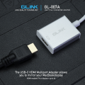 USB Type-C to HDMI supports 4k30hz GL-007A. 