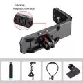 Magnetic Mount Adapter For Insta360X5/4 Horizontal And Vertical Shooting Bracket For Insta X5 Sports Camera Accessories L-Shaped. 