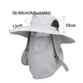 Sombrero pesca outdoor ajust., prot. solar, sombrilla transpirable plegable, hombres/mujeres, senderismo, camping, gorra casual. 