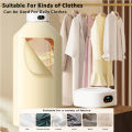 Portable Clothes Dryer Folded Electric Clothing Dryer Multifunctional Intelligent Timed Warm Laundry Dryer with Remote Control.