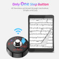 ST-1 BT Portable Page Turner Pedal Wireless Foot Switch Rechargeable 4 Page-turning Modes Compatible with almost APPs. 