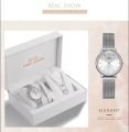 IBSO LADIES WATCH WITH NECKLACE AND BRASLATE. 