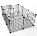 Portable DIY Pet Playpen Animal Crate DIY Metal Wire Kennel Extendable Pet Fence Bunny Cage For Puppy Rabbit Small Animal Pen. 