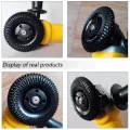 4 Inch Angle Grinder Wood Carving Disc Woodworking Grinding Shaping Wheel Abrasive Rotary Tool for 16/22mm Bore Angle Grinders. 