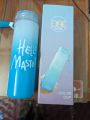 Glass water bottle - Hello Master. 