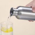 350-2000ml Stainless Steel Water Bottle Single Wall Large Capacity Big Mouth Vacuum Flasks with Lid Cycling Drinkware Sports. 