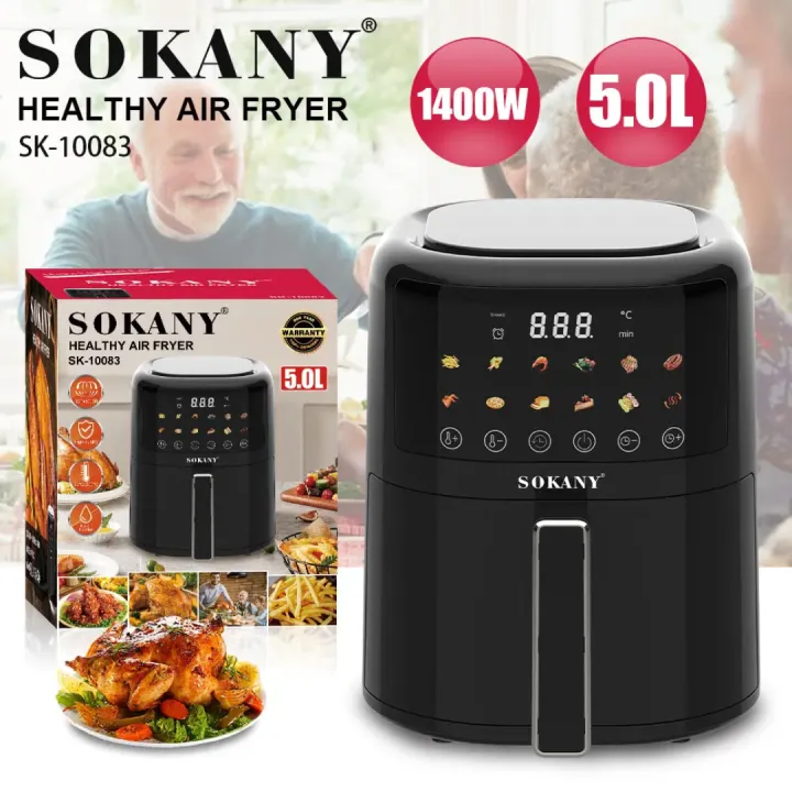 Sokany%20Healthy%20Air%20Fryer%20(SK-10083)%205%20Litre%201400W%20Digital%20Touch%20Screen%20Multi-Function%20Oil-Free%20Air%20Fryer%20-%20Image%202