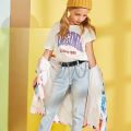 Children Punk Children PU Leather Belt Double Holes Metal Pin Buckle Waist Strap Casual Jeans Dress Decoration Belt. 
