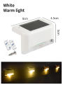 Outdoor Solar Stair Light  Waterproof Garden Step LED Solar Lamp for Yard Railing Fence Pathway Patio Lawn Decoration Lighting. 