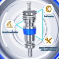 50Pcs High-Pressure Valve Core for R410 R32 R22, HVAC Replacement Part Ideal for Refrigeration Systems and Air Conditioning. 
