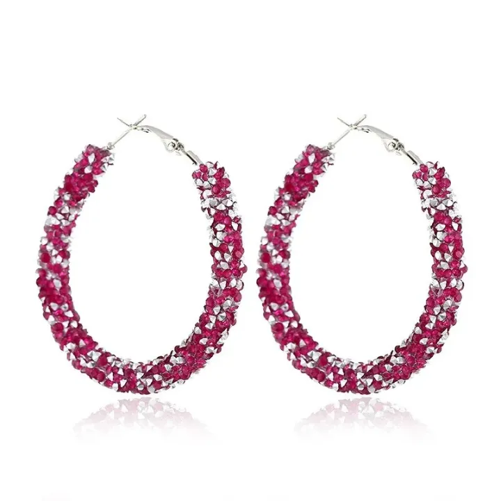 Round%20Shiny%20Rhinestone%20Hoop%20Earrings%20for%20Women%20%7C%20Simple%20Geometric%20Austrian%20Crystal%20Big%20Earring%20Jewelry%20-%20Image%202