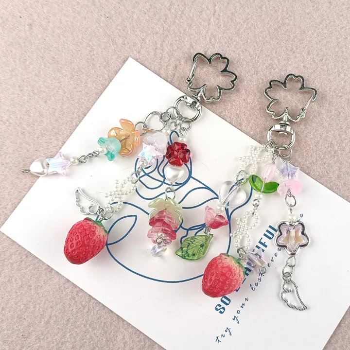 Cute%20Strawberry%20Bow%20Keychain%20Y2K%20Coquettish%20Fairytale%20Lily%20of%20the%20Valley%20Handbag%20Pendant%20Key%20Ring%20Jewelry%20Accessories%20Girls%20%20-%20Image%203