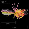 Frog Lures 9g Fishing Lures Floating Weedless Lure with Double  Hooks Baits Simulation Frog Snake Head Lures. 