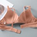 Women'S Seamless Bra Breathable Holes Contrasting Shoulder Straps Exquisite Pendants Daily Wear All Seasons Suitable Commuting. 