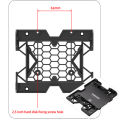 Optical drive bit hard disk conversion rack 5.25" To 3.5" 2.5" Tray Bracket Mounting Cooling Fan HDD Adapter SSD Hard Drive.