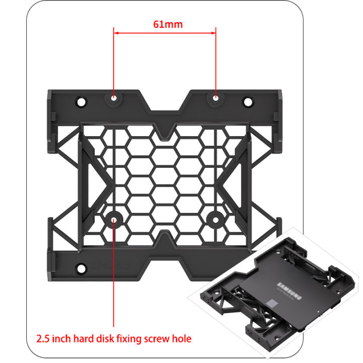 Optical%20drive%20bit%20hard%20disk%20conversion%20rack%20%205.25"%20To%203.5"%202.5"%20Tray%20Bracket%20Mounting%20Cooling%20Fan%20HDD%20Adapter%20SSD%20Hard%20Drive%20-%20Image%203
