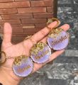 customised resin keychain with different colours and design. 