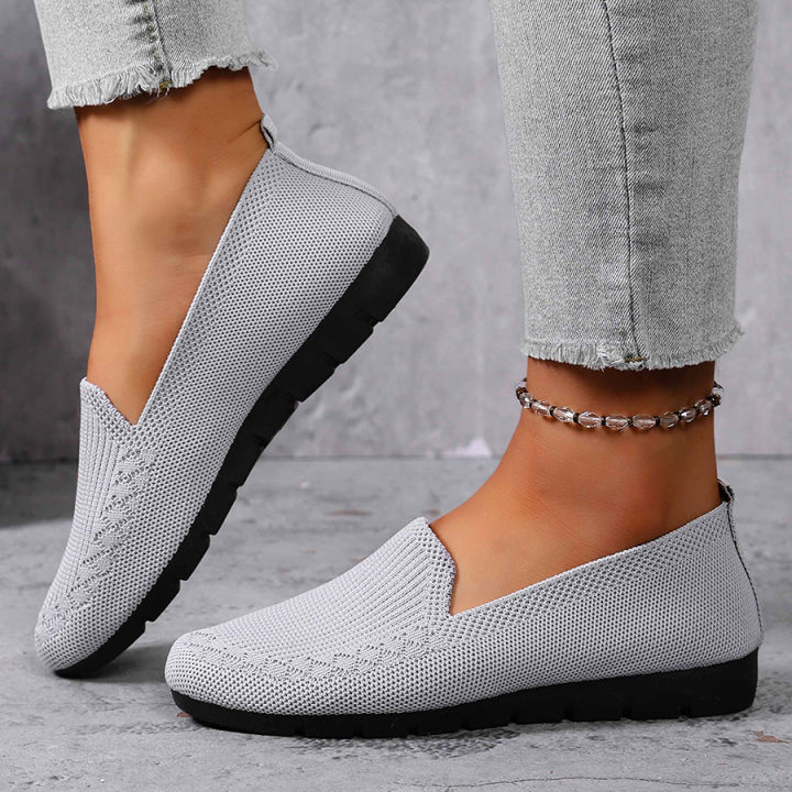 New%20autumn%20women's%20solid-color%20knit%20loaferslightweight,%20slip-resistant%20flat%20casual%20shoes.%20Stylish%20versatile%20classic,and%20durable%20-%20Image%204