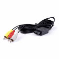1.8m AV Cable Composite Video Cord 6 Feet Line Compatible with 64/N64/GameCube/SNES TV Game Console.