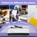YINSITOM A4 Laminator A3 A4 A5 A6 Laminating Machine in Hot and Cold Mode with Paper Dryer, Corner filling and laminate sheets. 